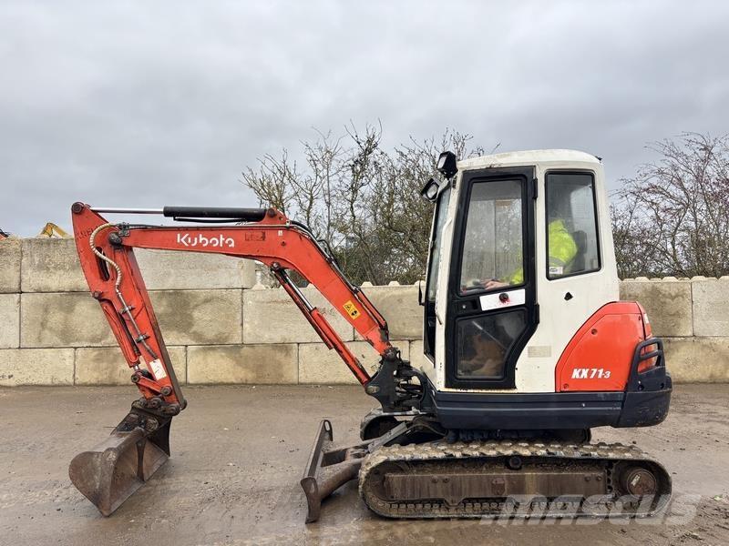 Kubota KX71-3 Mini Escavadoras <7t