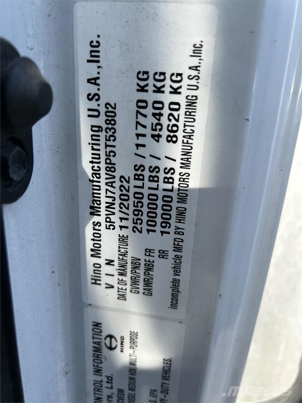 Hino L6 Camiões de caixa fechada