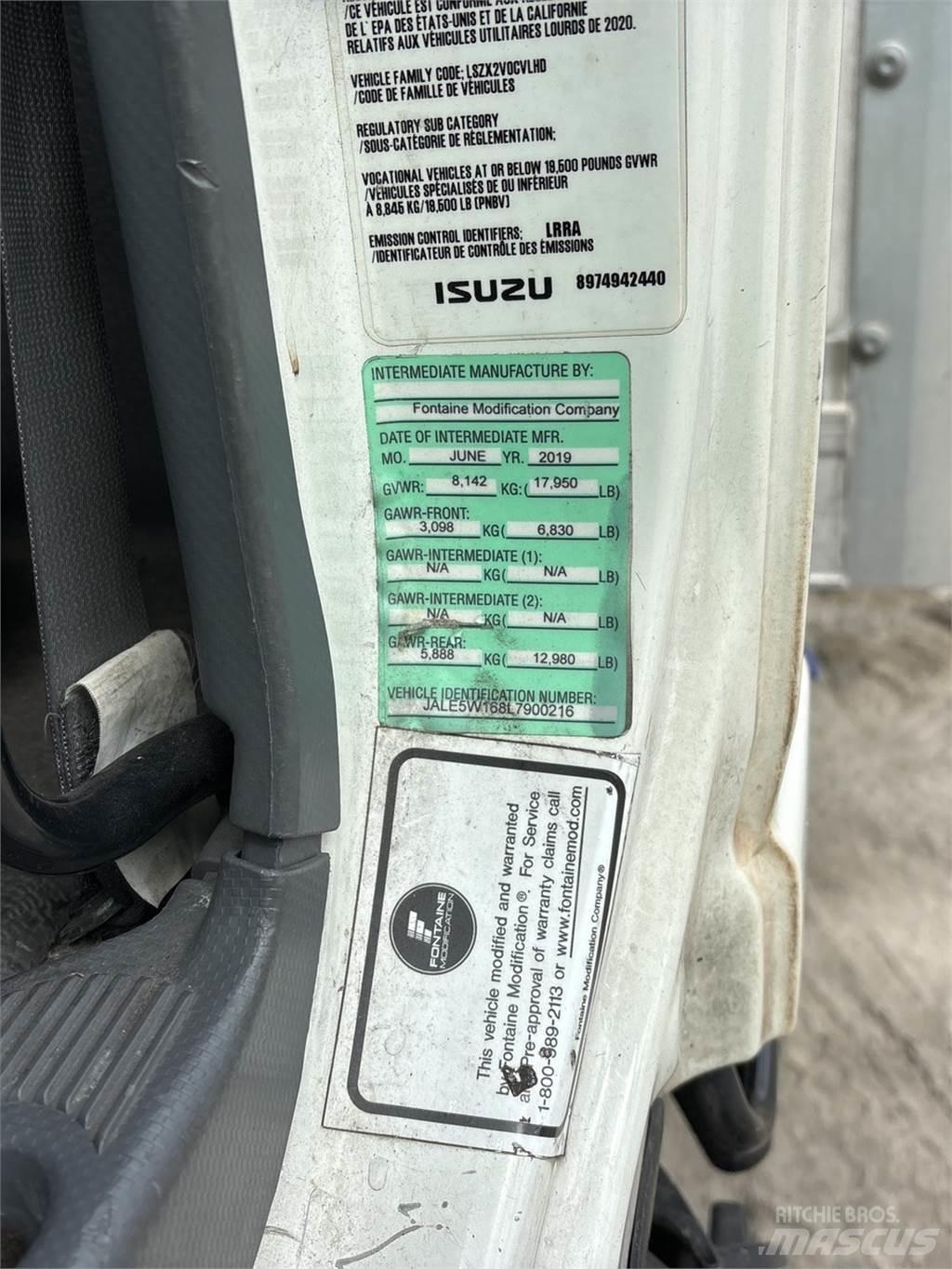 Isuzu NQR Camiões de caixa fechada