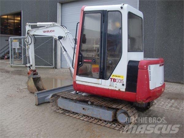 Takeuchi TB035 Mini Escavadoras <7t