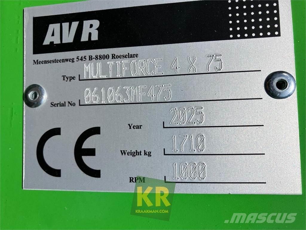 AVR MultiForce Cultivadores de cultura em linha