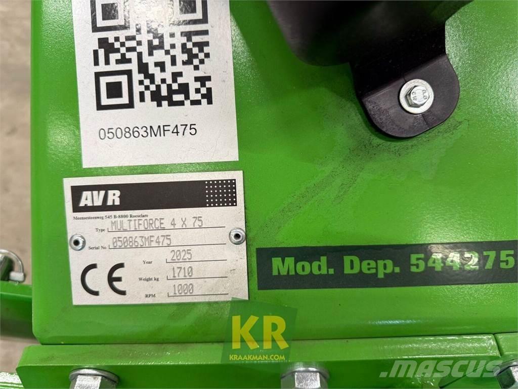 AVR MultiForce Cultivadores de cultura em linha