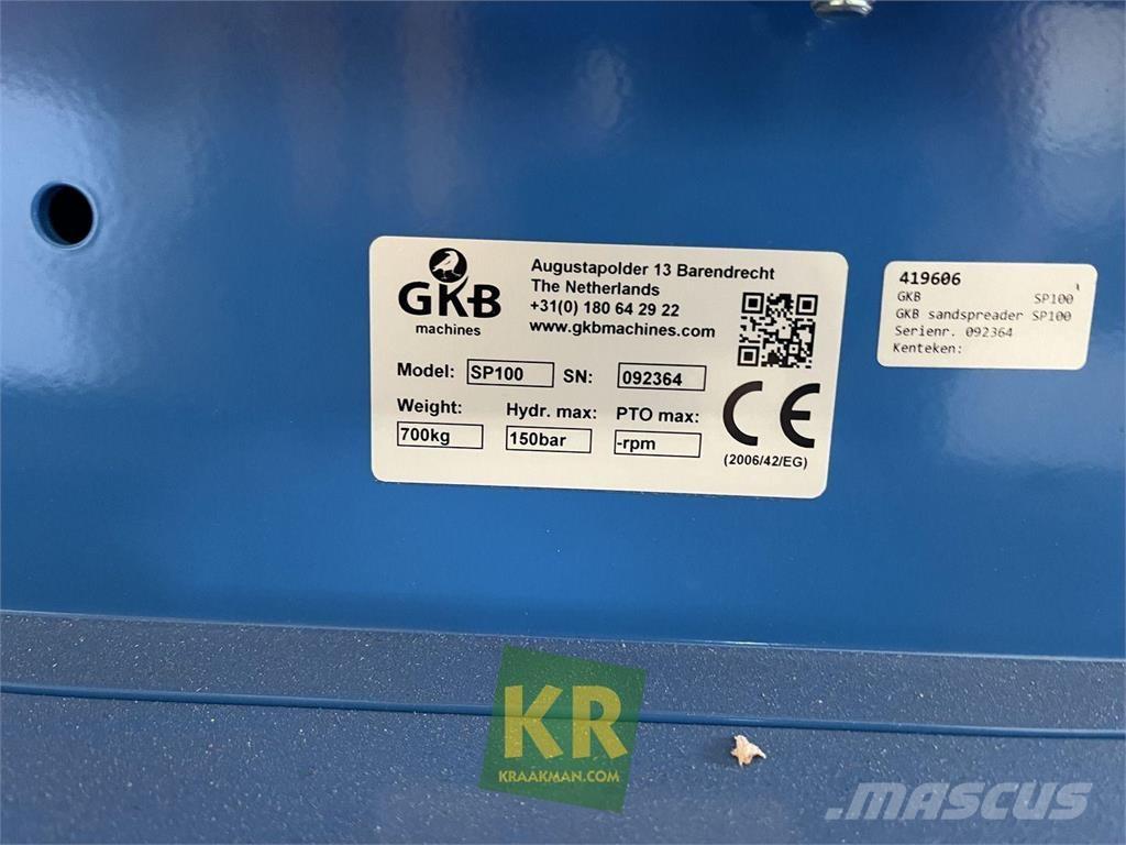  GKB Sandspreader Espalhadores de areia e sal