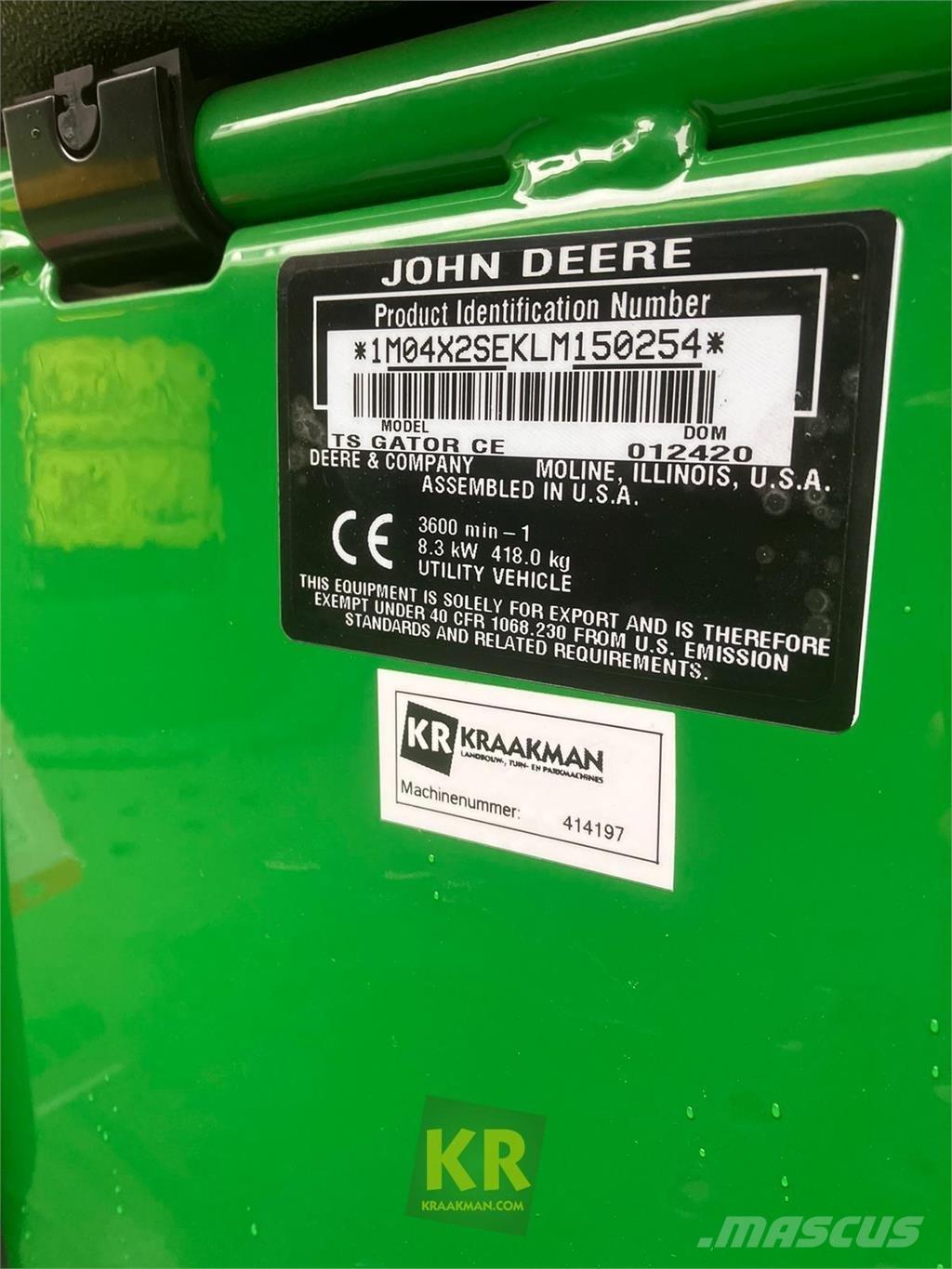 John Deere TS 4X2 Veículos todo-terreno
