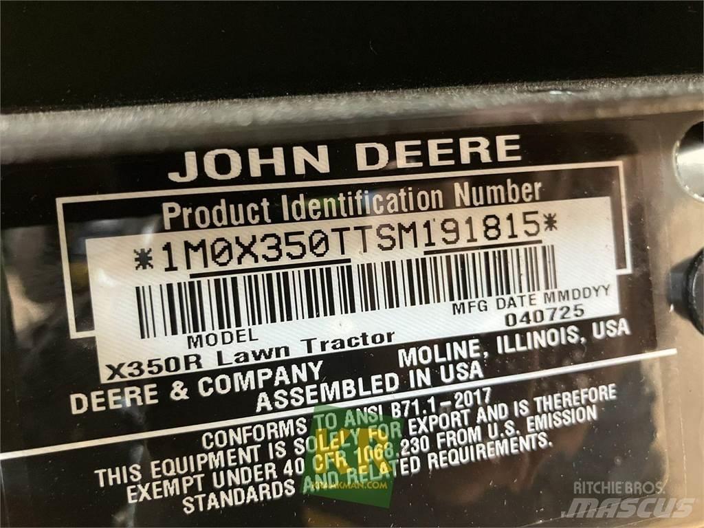 John Deere X350R Corta-Relvas Riders