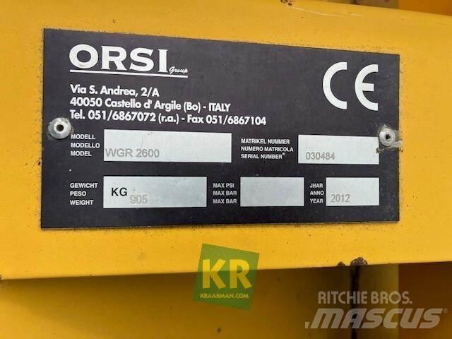 Orsi WGN 2600 Gadanheiras e cortadores de folhas para pastos
