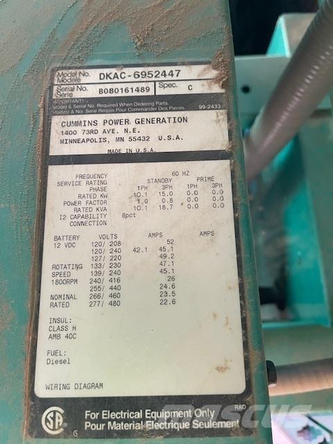 Onan 15kW Geradores Diesel