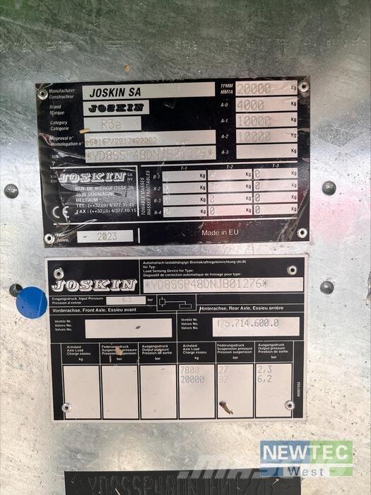 Joskin SILOSPACE2 480D Atrelados auto-carregadores