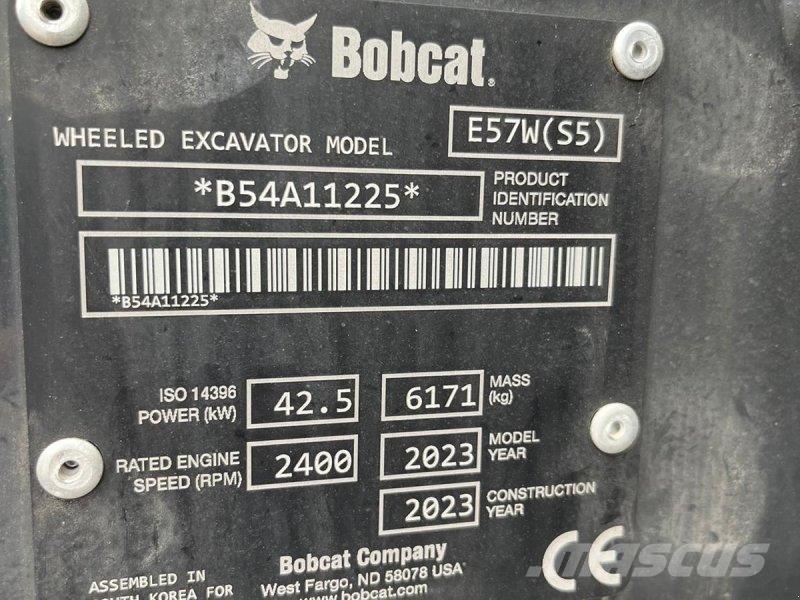 Bobcat E57W Escavadoras de rodas