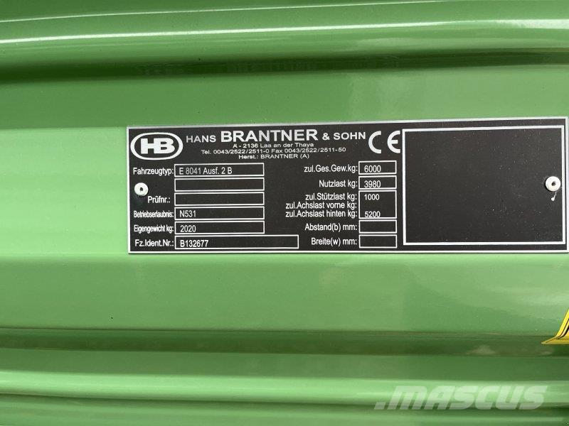 Brantner E6040 Reboques Agrícolas basculantes