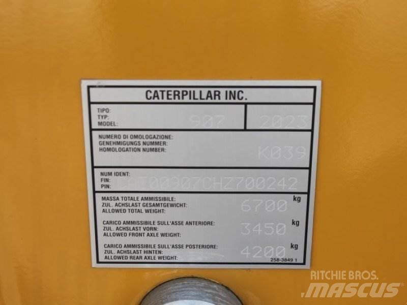 CAT 907 Pás carregadoras de rodas