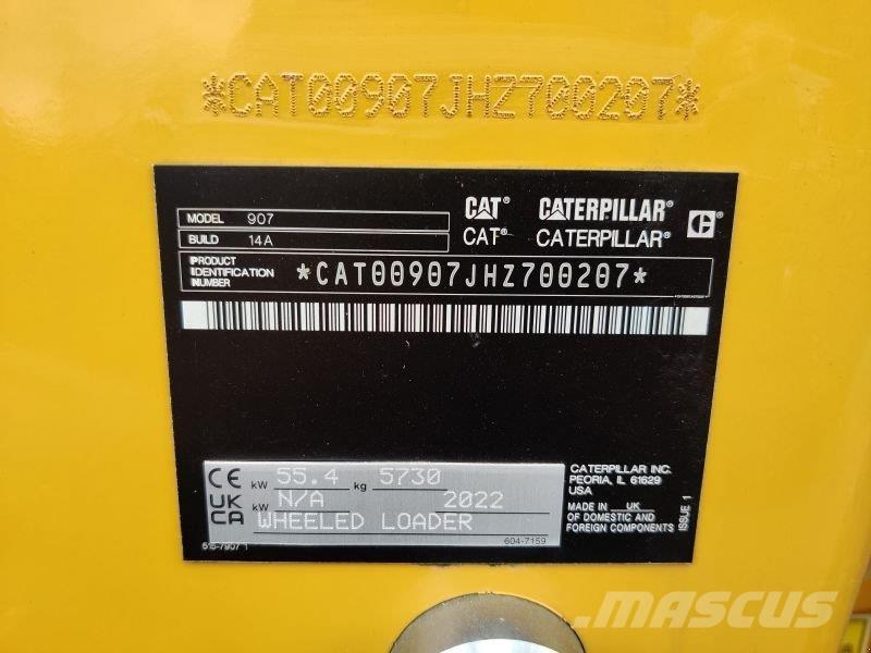 CAT 907 Pás carregadoras de rodas