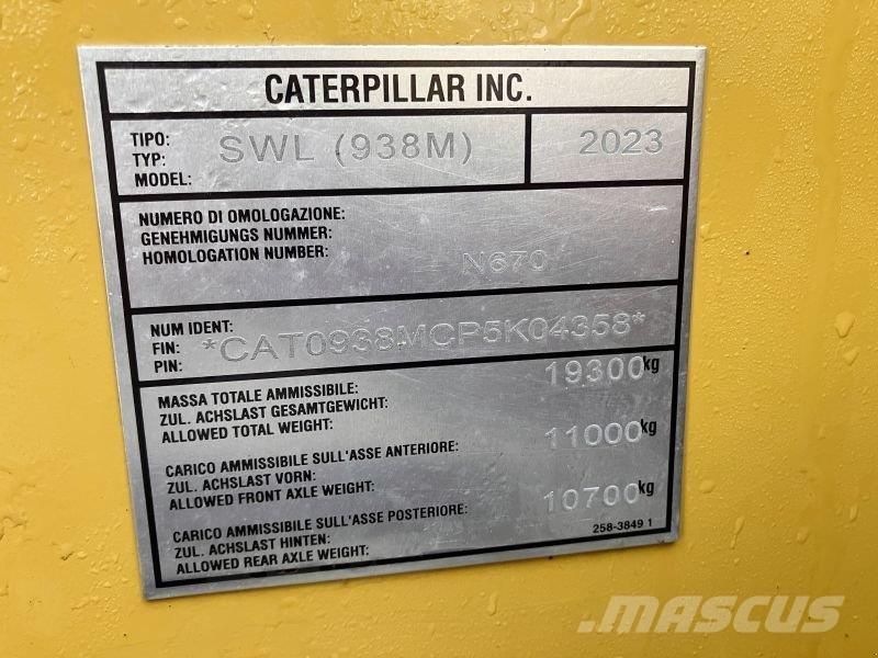 CAT 938M Pás carregadoras de rodas