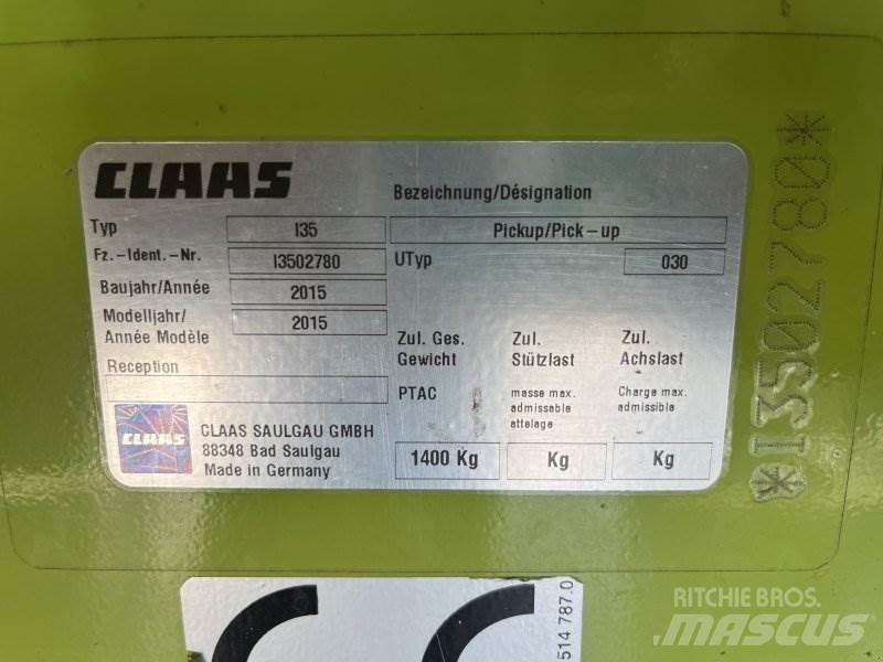 CLAAS Pick-Up Ceifeiras debulhadoras compactas
