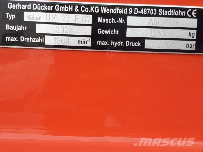 Dücker UM 27 Viradores de compostagem