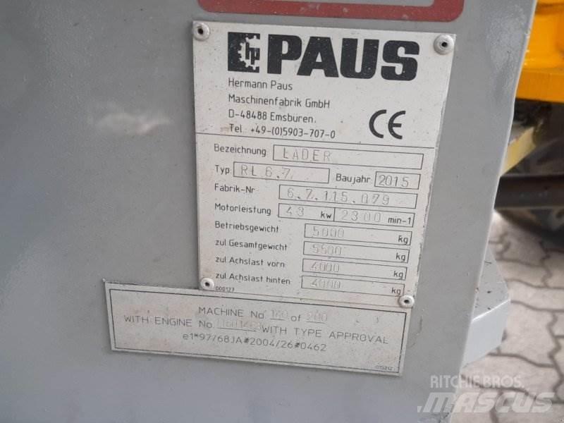 Paus RL 6.7 Pás carregadoras de rodas