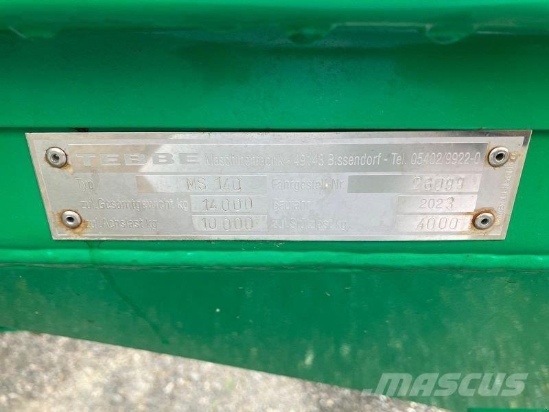 Tebbe MS 140 Espalhadores de estrume