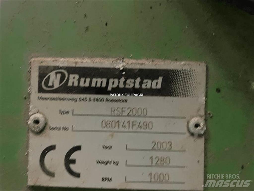 Rumpstad RSF2000 Grades mecânicas e moto-cultivadores