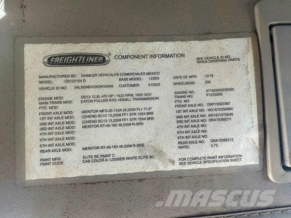 Freightliner 122SD Camiões basculantes
