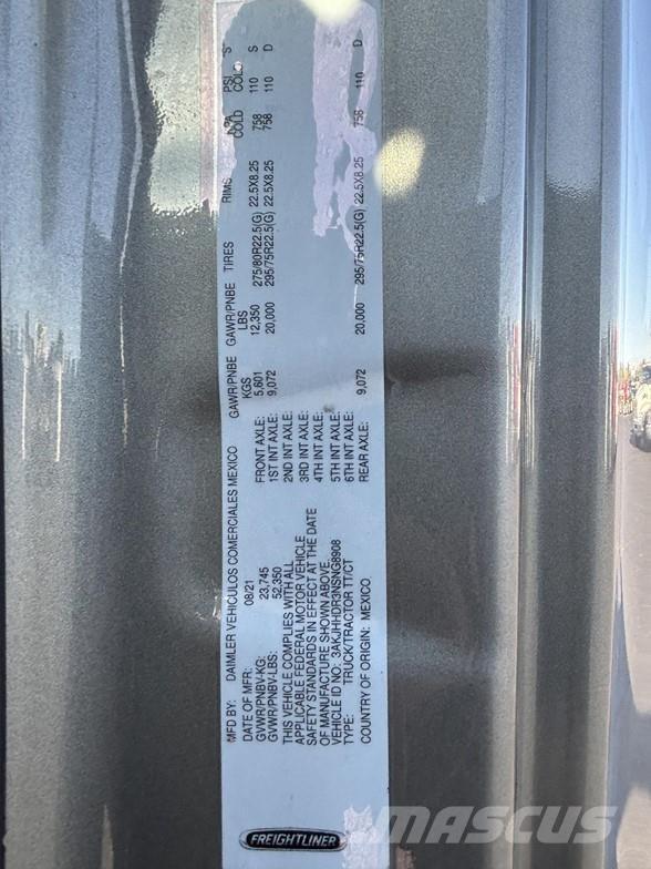 Freightliner CASCADIA 126 Tractores (camiões)