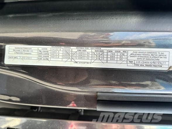 Peterbilt 567 Tractores (camiões)