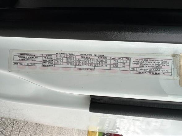 Peterbilt 579 Tractores (camiões)