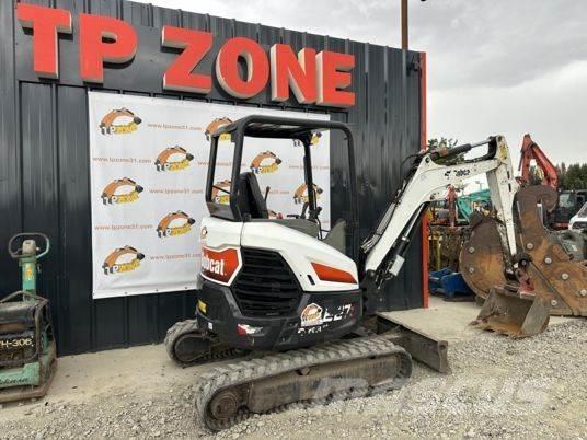 Bobcat E27Z Canopy Mini Escavadoras <7t
