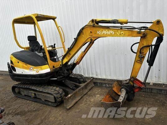 Kubota KX61-3 Canopy Mini Escavadoras <7t
