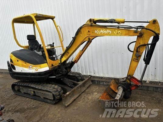 Kubota KX61-3 Canopy Mini Escavadoras <7t