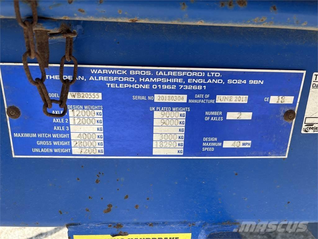  WARWICK 20 TONNE Outros reboques agricolas