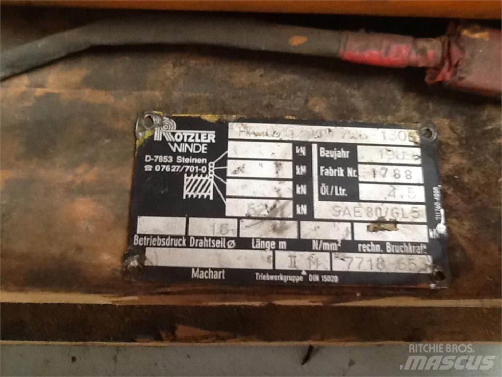 Faun RTF 30 winch Peças e equipamento de gruas
