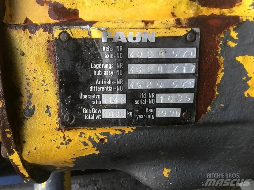 Faun RTF 50-3 axle 1 Eixos