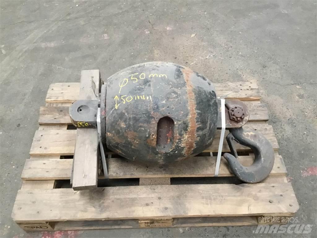  Hookball 375kg Peças e equipamento de gruas