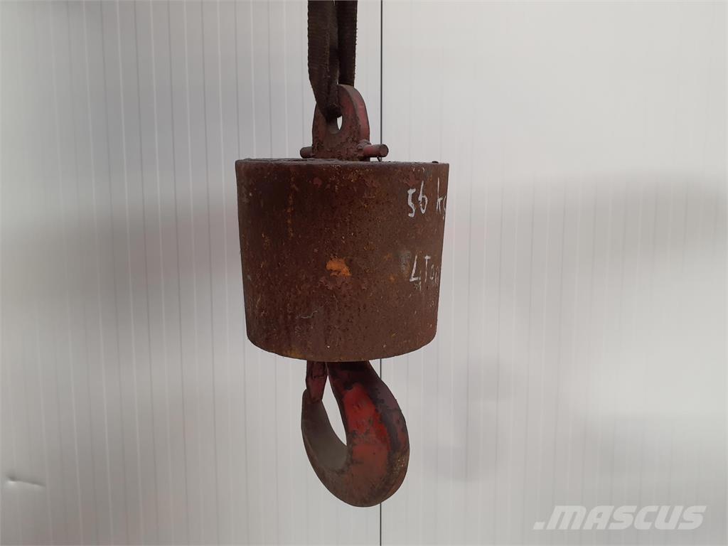  Hookball 4T Peças e equipamento de gruas