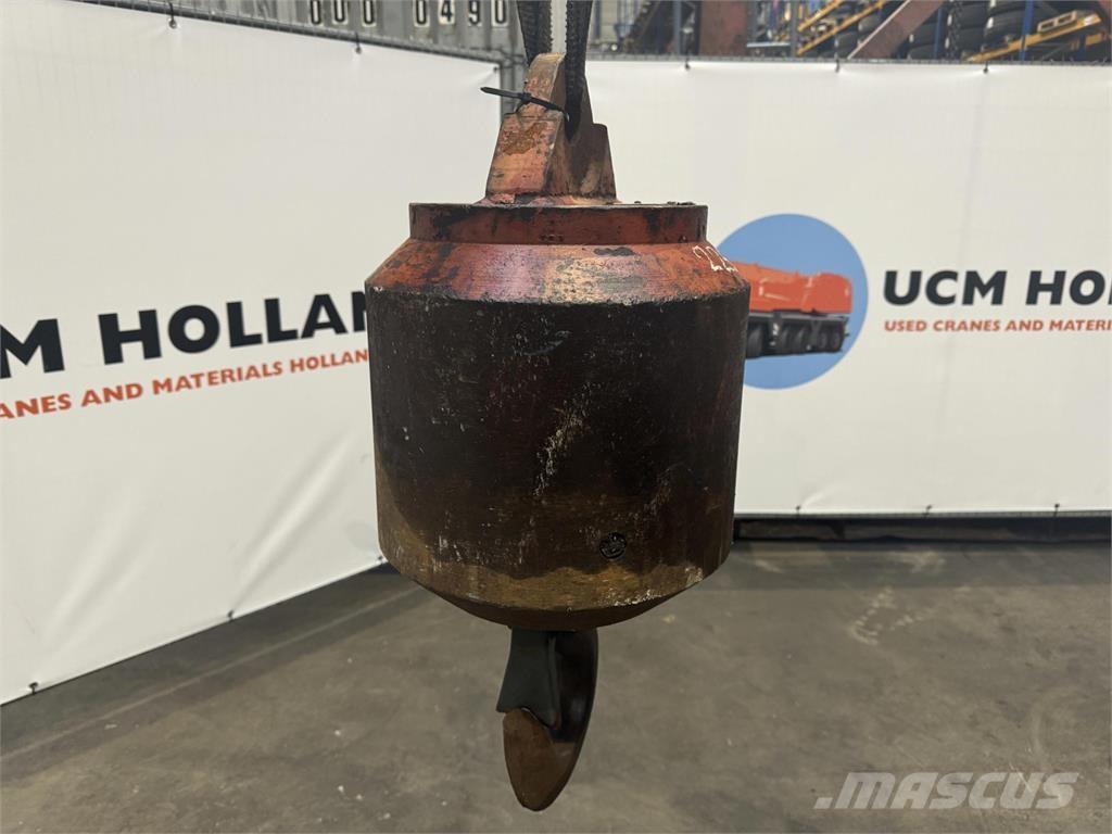  Hookball 7.2 ton Peças e equipamento de gruas