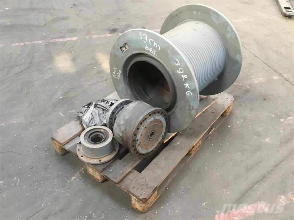 Krupp KMK 4070 winch Peças e equipamento de gruas