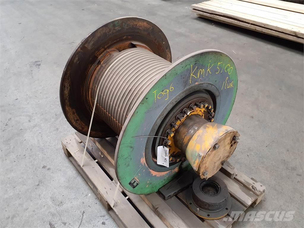 Krupp KMK 5100 winch Peças e equipamento de gruas