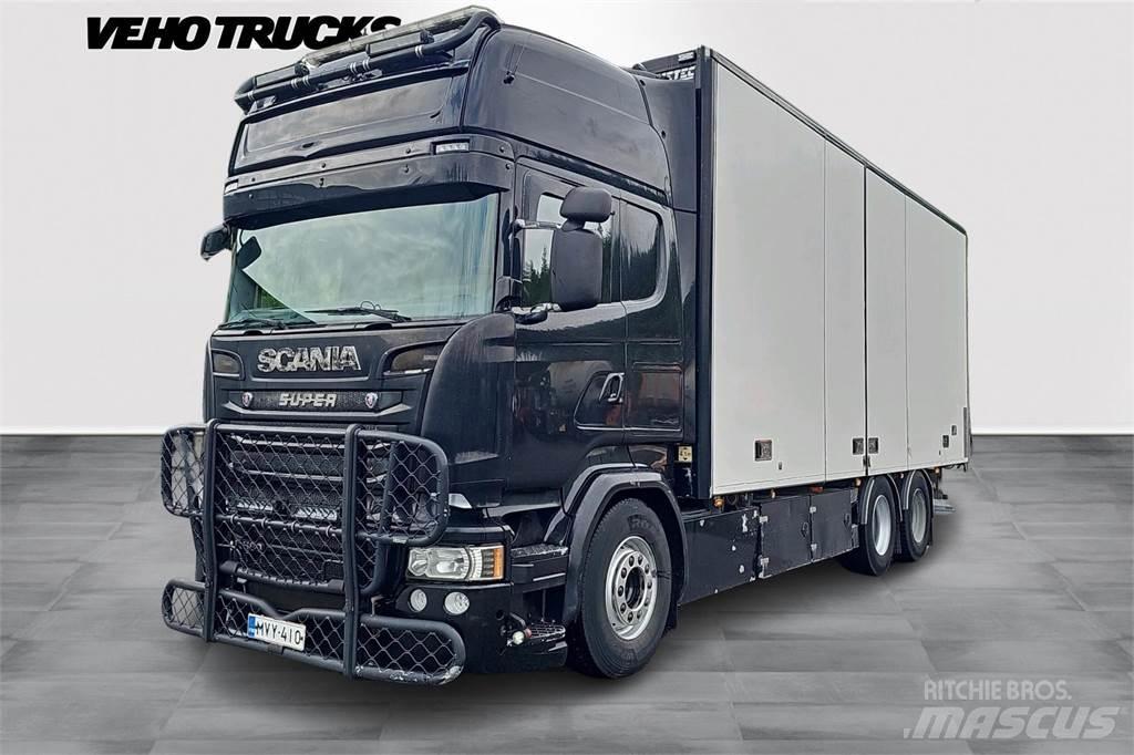 Scania R580 Camiões de caixa fechada