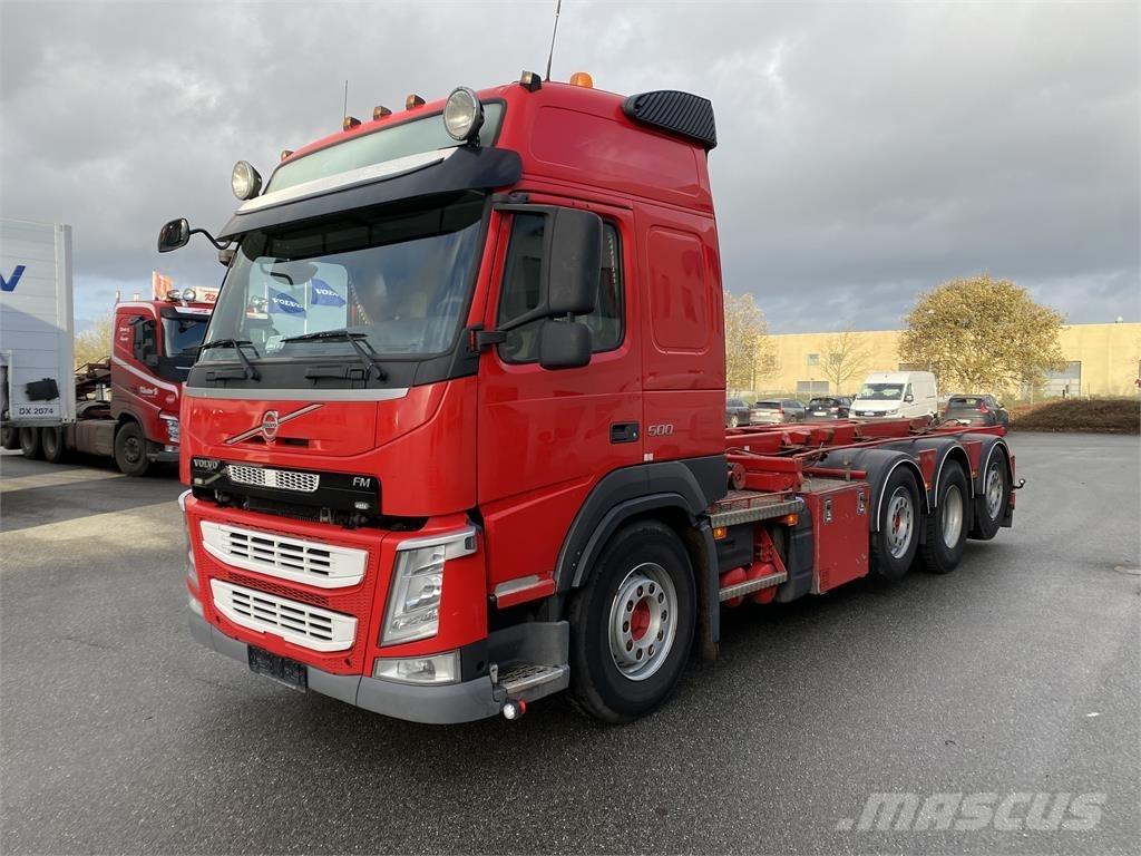Volvo FM500 Camiões caixa desmontável com elevador de cabo
