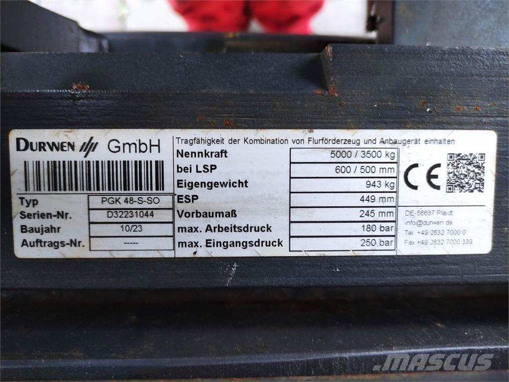 Durwen PGK48-S-SO Forquilhas