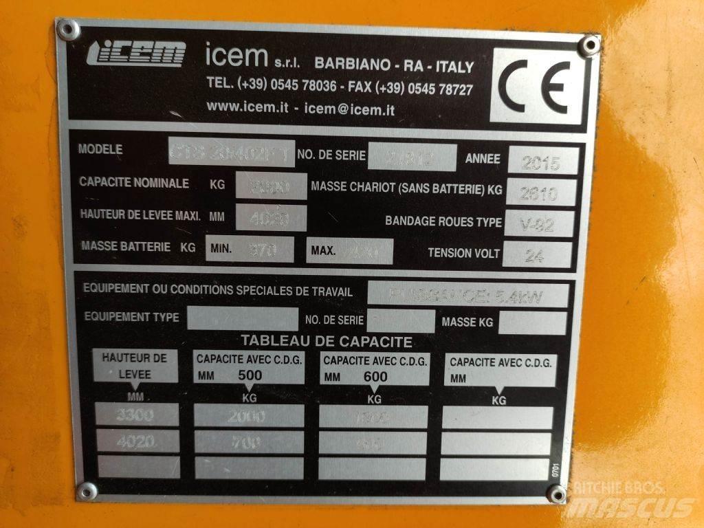 Icem CTS20/402 FT Empilhadores Elevadores