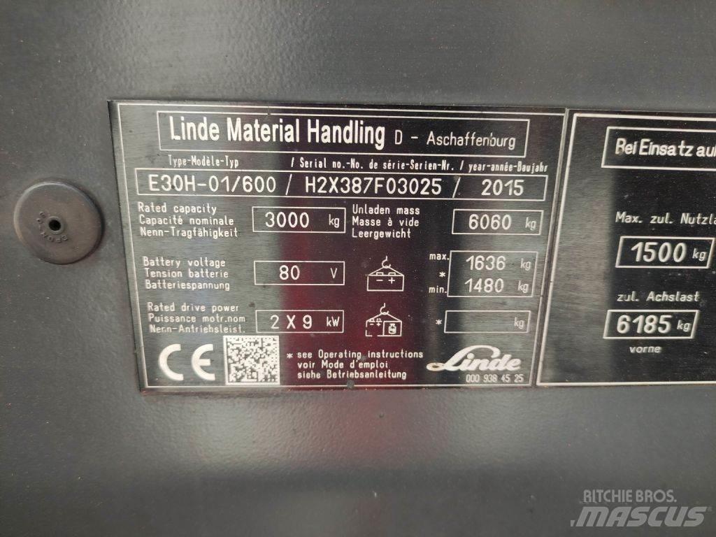 Linde E30H-01-600-387 Empilhadores eléctricos