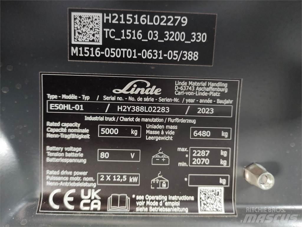 Linde E50HL-388 Empilhadores eléctricos