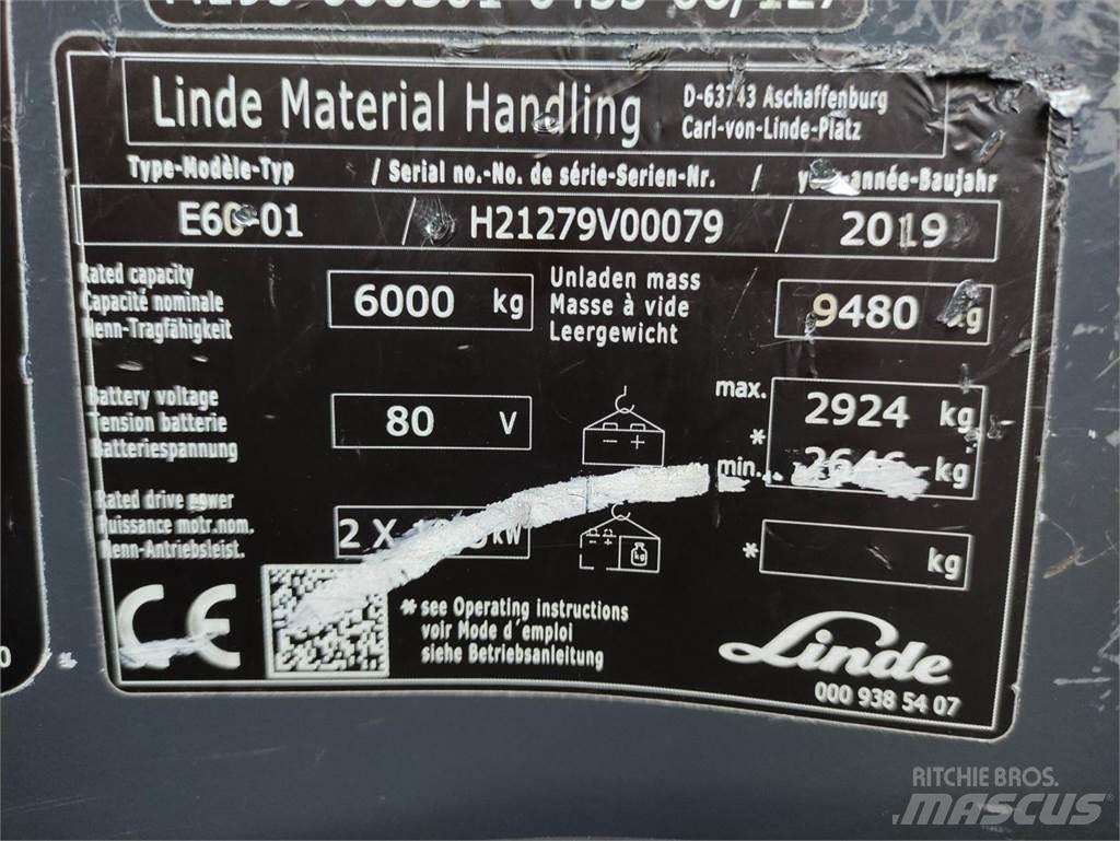 Linde E60-01-1279 Empilhadores eléctricos