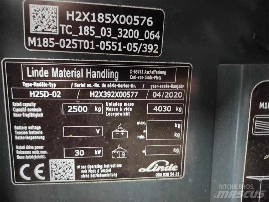 Linde H25D-02-392 EVO Empilhadores Diesel