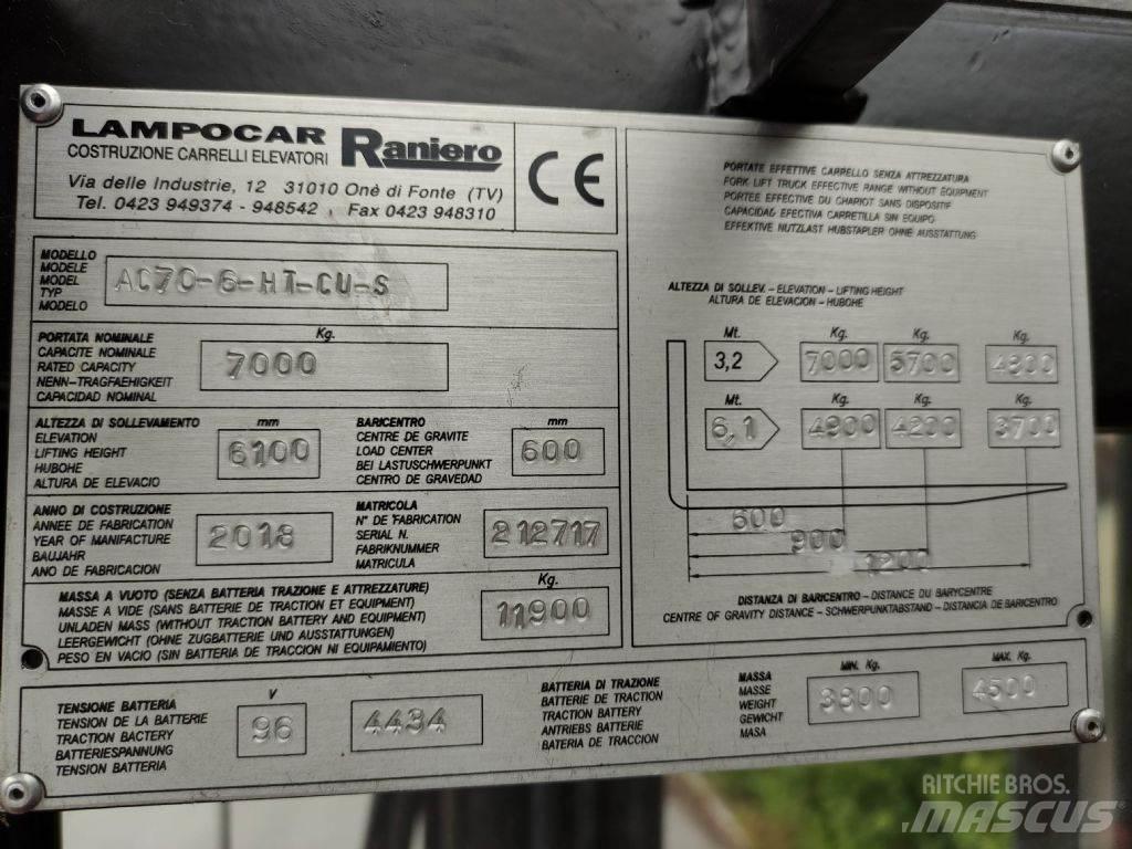 Raniero AC70-6-HT-CU-S Empilhadores eléctricos