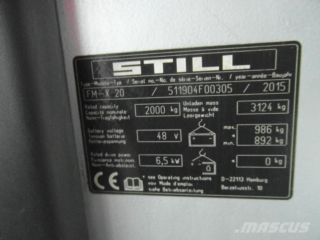 Still FM-X-20 Empilhadores Elevadores