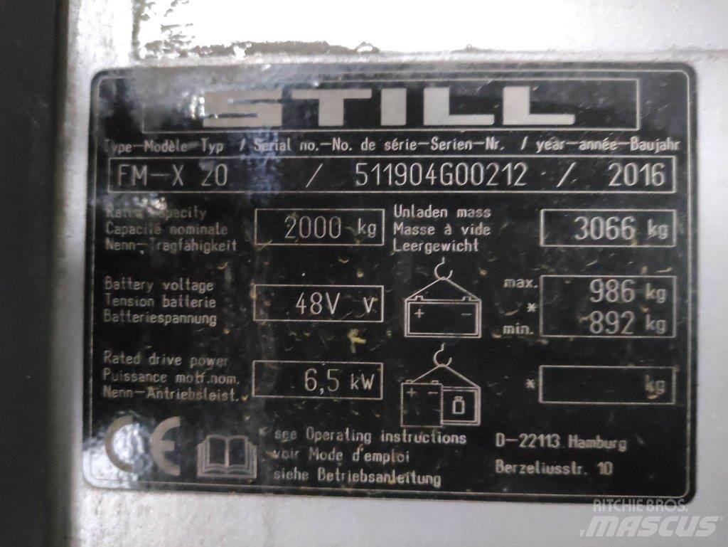 Still FM-X-20 Empilhadores Elevadores