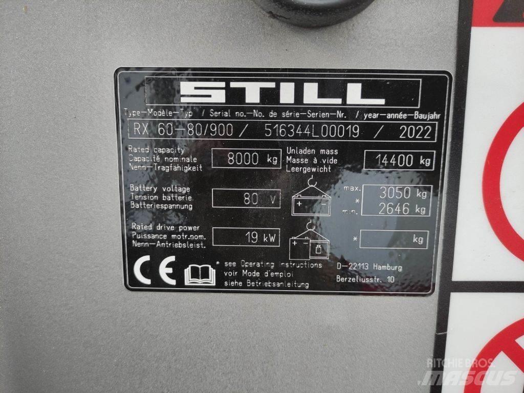 Still RX60-80/900 Empilhadores eléctricos