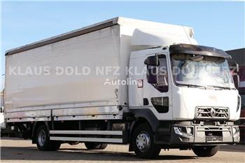 Renault D 13.240 Curtain side 7,3 m + tail lift